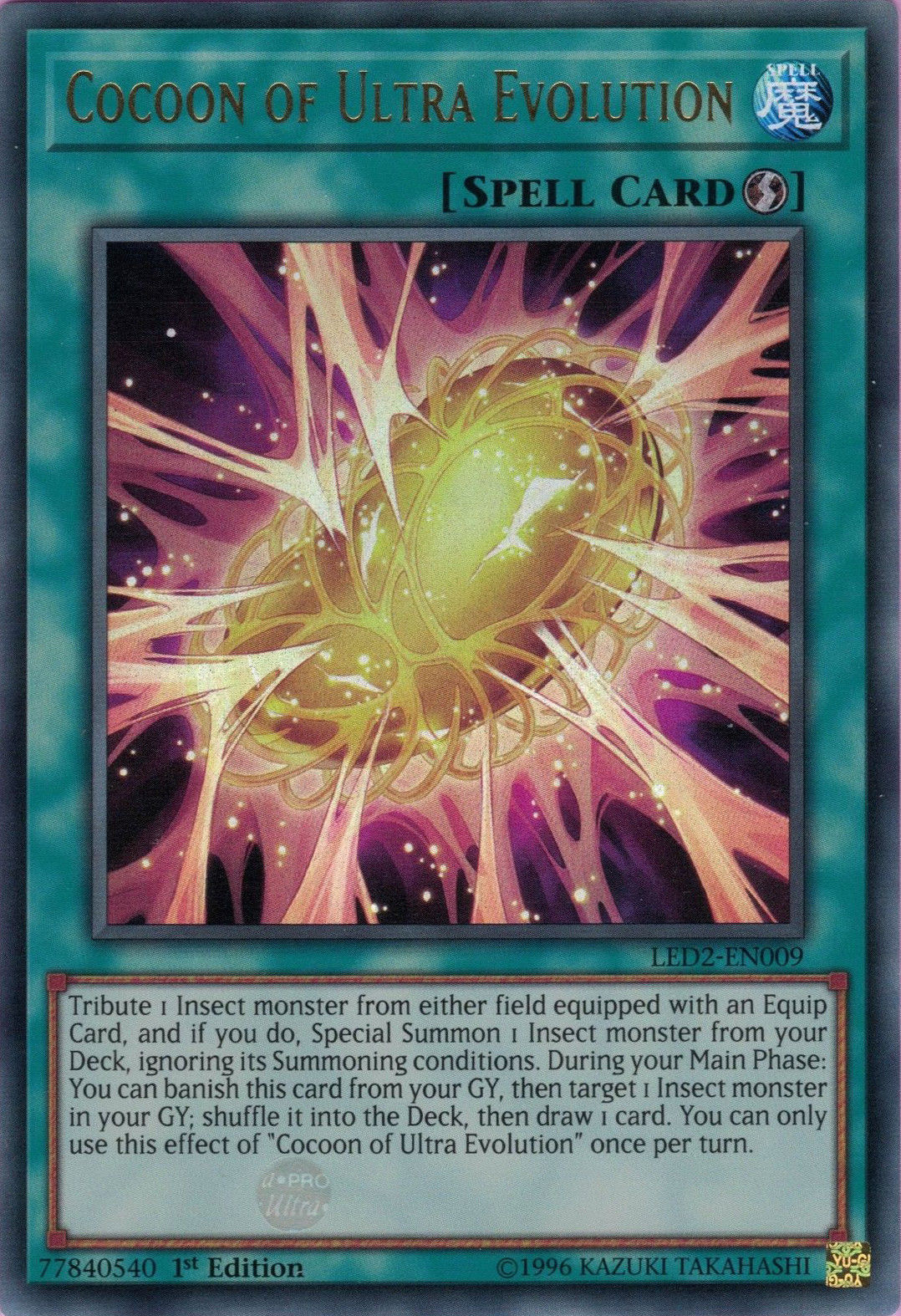 Cocoon of Ultra Evolution [LED2-EN009] Ultra Rare | Good Games Adelaide SA