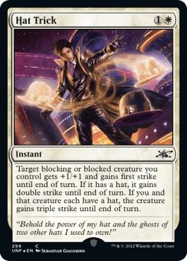Hat Trick Galaxy Foil 299 (Unfinity)  - Foil | Good Games Adelaide SA