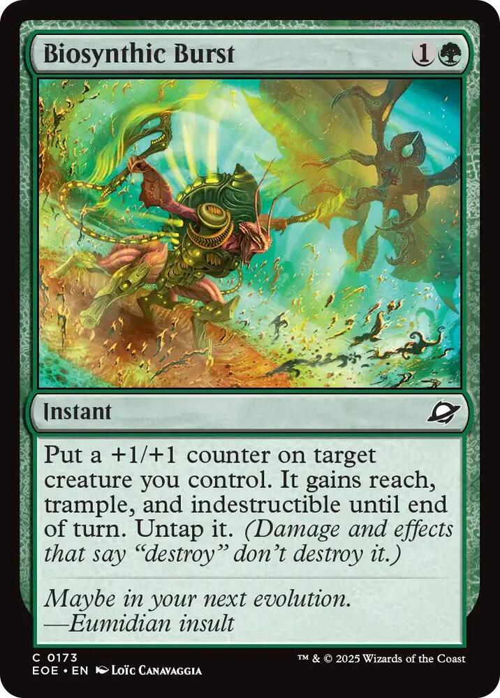 Biosynthic Burst 173 (Edge of Eternities)  - Foil | Good Games Adelaide SA