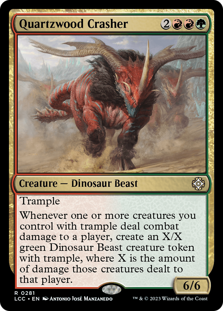 Quartzwood Crasher [The Lost Caverns of Ixalan Commander] | Good Games Adelaide SA