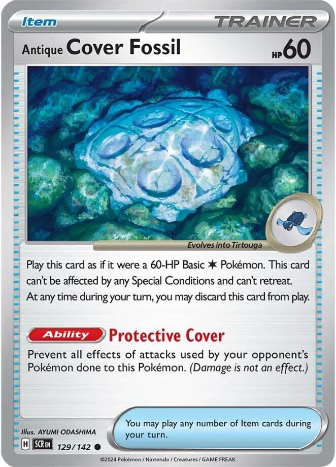 Antique Cover Fossil 129/142 (SV07: Stellar Crown)  | Good Games Adelaide SA