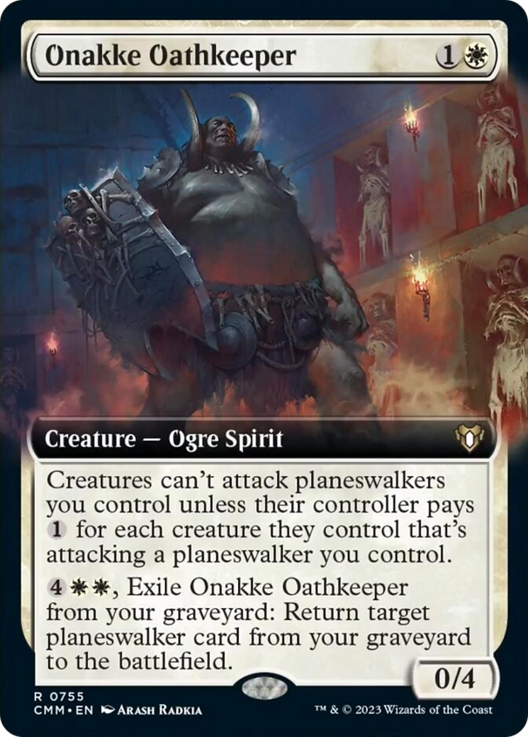 Onakke Oathkeeper (Extended Art) [Commander Masters] | Good Games Adelaide SA