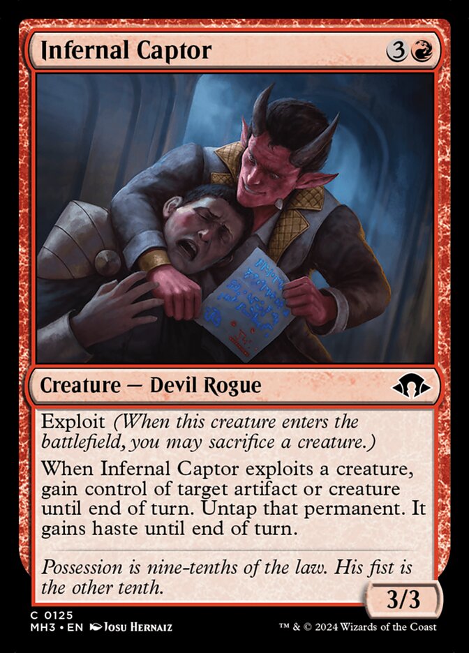 Infernal Captor 125 (Modern Horizons 3)  - Foil | Good Games Adelaide SA