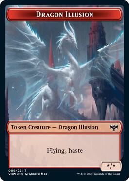 Dragon Illusion Token 9 (Innistrad: Crimson Vow)  | Good Games Adelaide SA