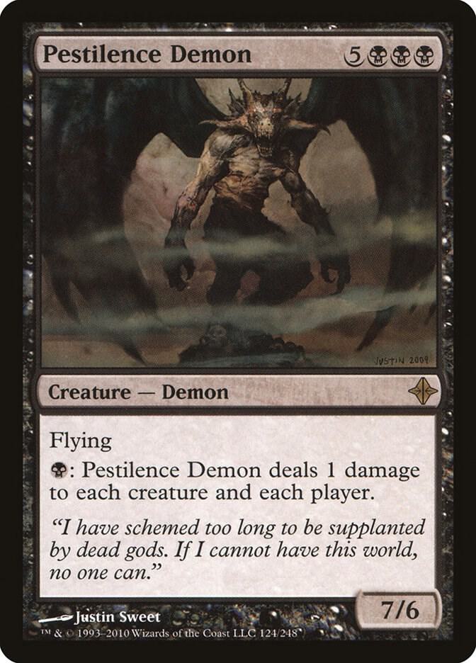 Pestilence Demon 124 (Rise of the Eldrazi)  | Good Games Adelaide SA