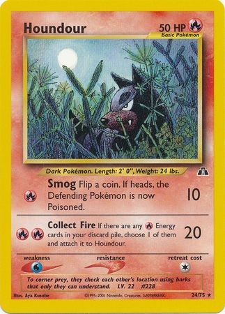 Houndour (24/75) [Neo Discovery Unlimited] | Good Games Adelaide SA