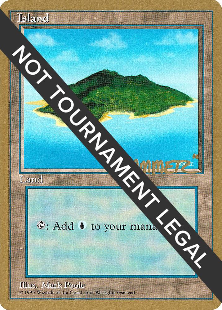 Island B 1996 Shawn Hammer Regnier 4ED shr368/308 (World Championship Decks)  | Good Games Adelaide SA
