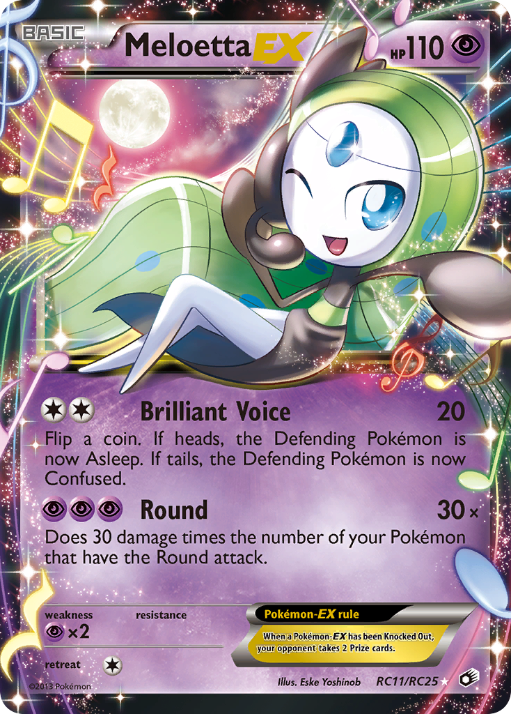 Meloetta EX (RC11/RC25) [Black & White: Legendary Treasures] | Good Games Adelaide SA