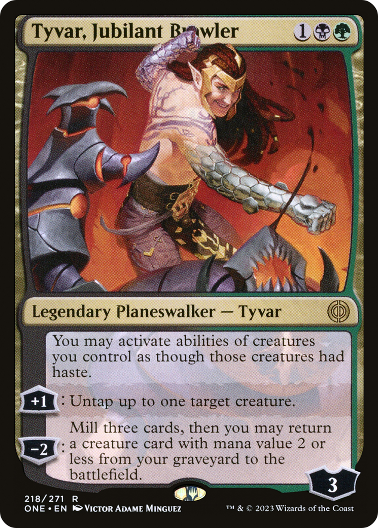 Tyvar, Jubilant Brawler [Phyrexia: All Will Be One] | Good Games Adelaide SA
