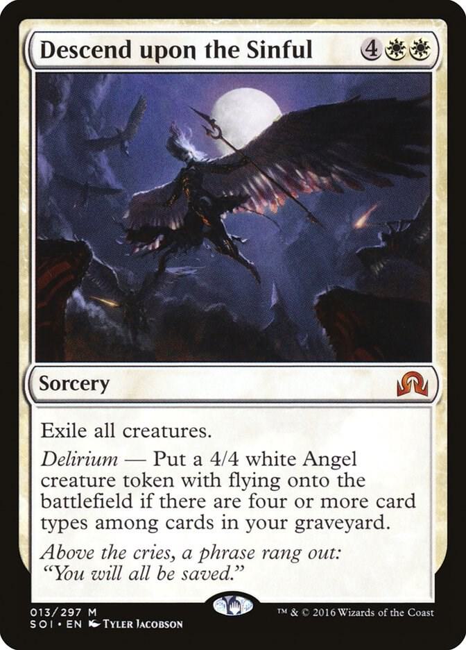 Descend upon the Sinful 13 (Shadows over Innistrad)  - Foil | Good Games Adelaide SA