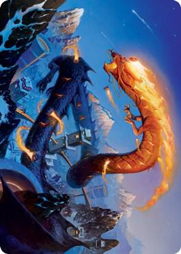 Atsushi the Blazing Sky Art Card 10 81 10 (Art Series: Kamigawa: Neon Dynasty)  | Good Games Adelaide SA