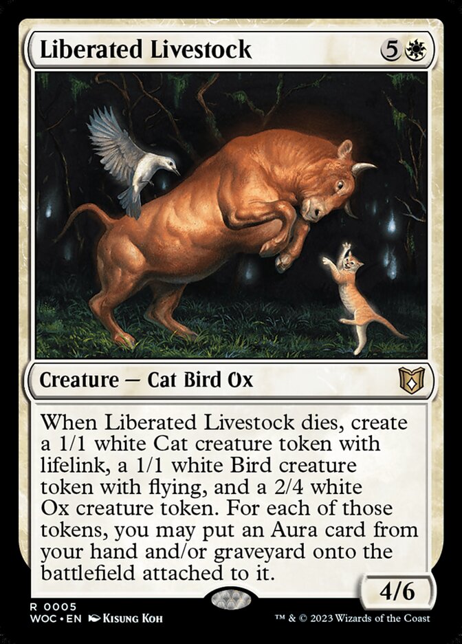 Liberated Livestock 5 (Commander: Wilds of Eldraine)  | Good Games Adelaide SA