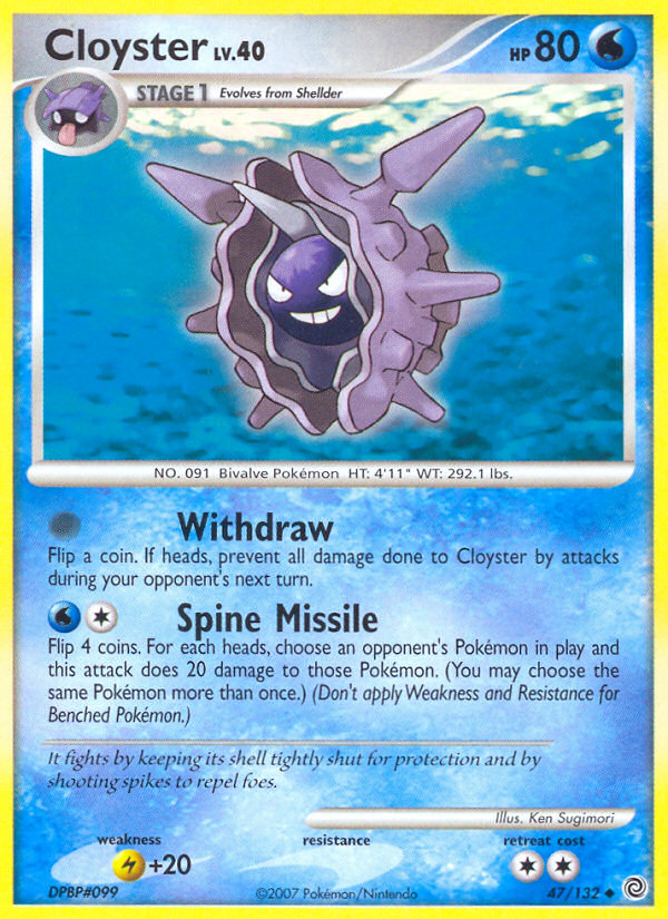 Cloyster (47/132) [Diamond & Pearl: Secret Wonders] | Good Games Adelaide SA