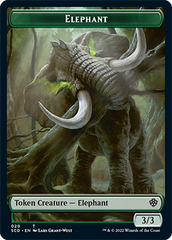 Elephant // Thopter Double-Sided Token [Starter Commander Decks] | Good Games Adelaide SA