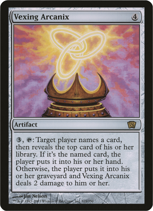 Vexing Arcanix (Oversized) [Eighth Edition Box Topper] | Good Games Adelaide SA