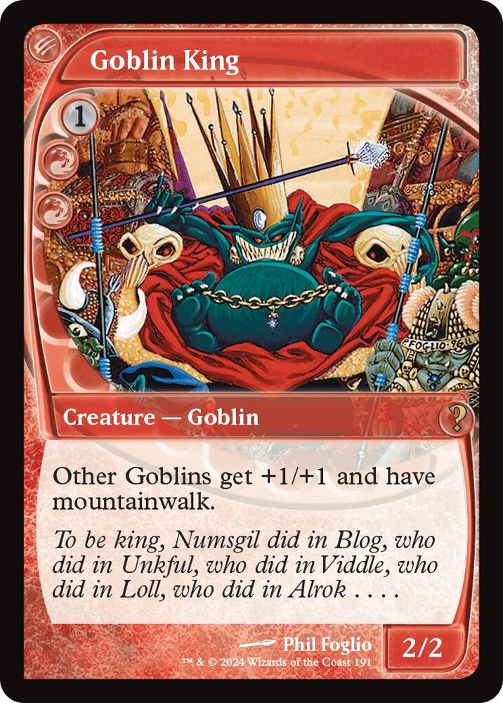 Goblin King 191 (Mystery Booster 2)  | Good Games Adelaide SA