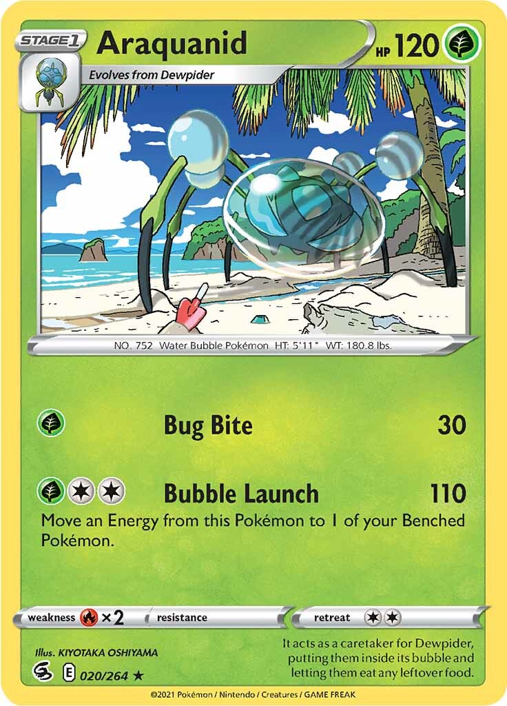 Araquanid (020/264) [Sword & Shield: Fusion Strike] | Good Games Adelaide SA