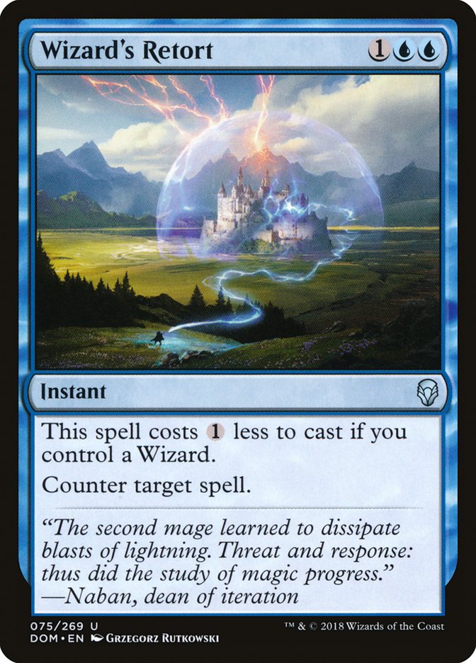 Wizard's Retort [Dominaria] | Good Games Adelaide SA