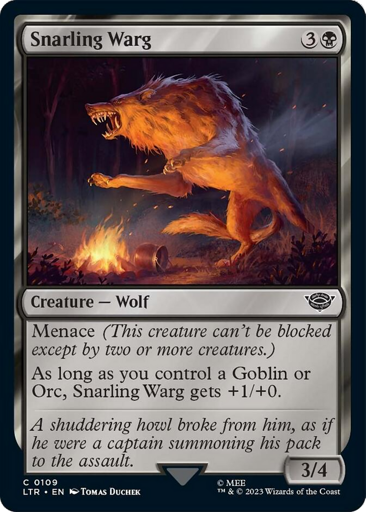 Snarling Warg [The Lord of the Rings: Tales of Middle-Earth] | Good Games Adelaide SA