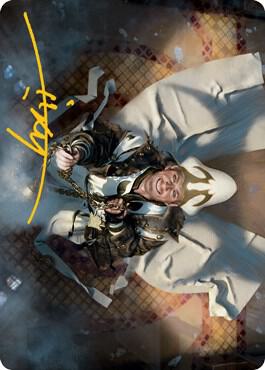 Jerren Corrupted Bishop Art Card Gold Stamped Signature 37 (Art Series: Innistrad: Midnight Hunt)  | Good Games Adelaide SA