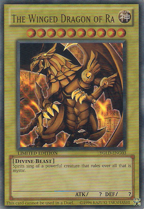 The Winged Dragon of Ra [YGLD-ENG03] Ultra Rare | Good Games Adelaide SA