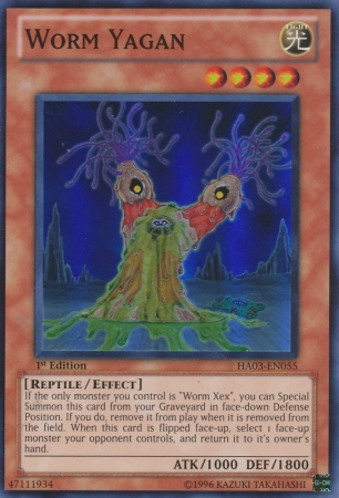 Worm Yagan [HA03-EN055] Super Rare | Good Games Adelaide SA