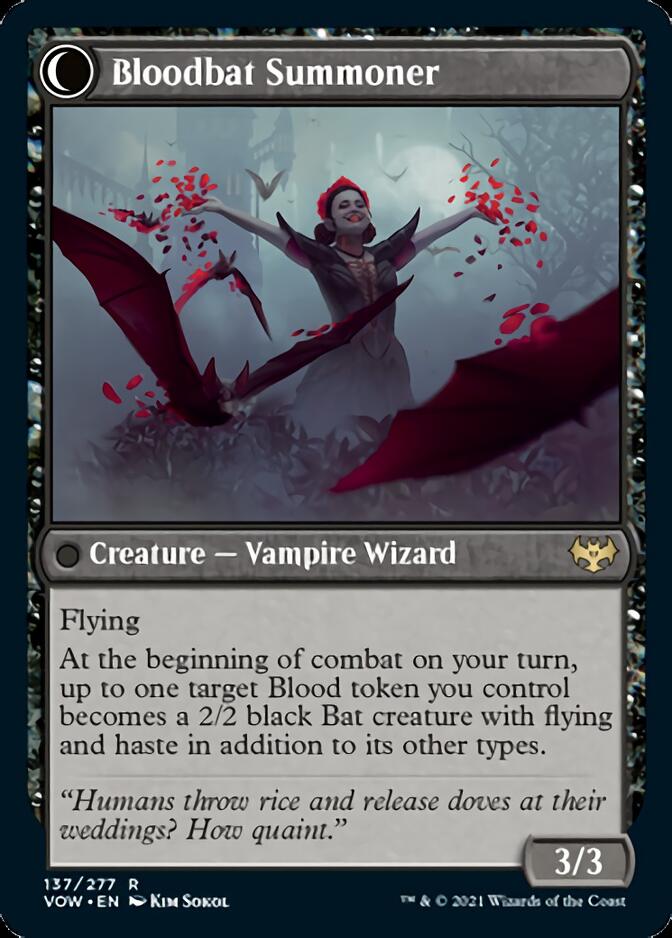 Voldaren Bloodcaster // Bloodbat Summoner [Innistrad: Crimson Vow] | Good Games Adelaide SA