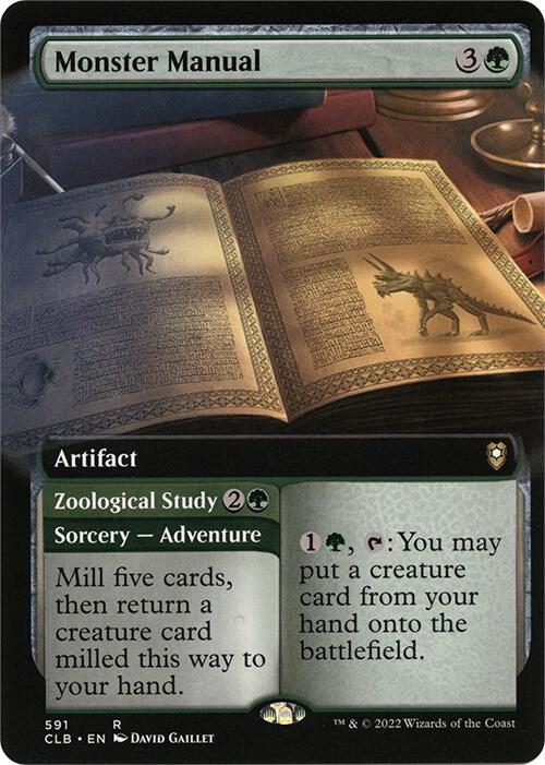 Monster Manual Extended Art 591 (Commander Legends: Battle for Baldur's Gate)  - Foil | Good Games Adelaide SA