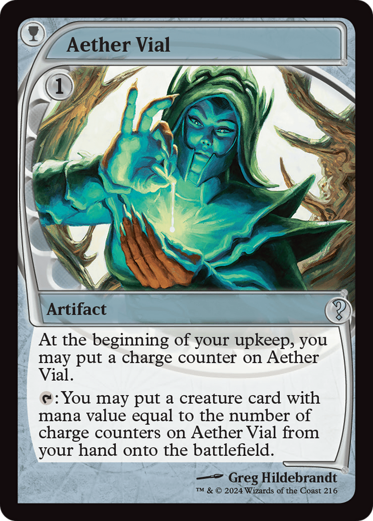 Aether Vial (Future Sight) [Mystery Booster 2] | Good Games Adelaide SA