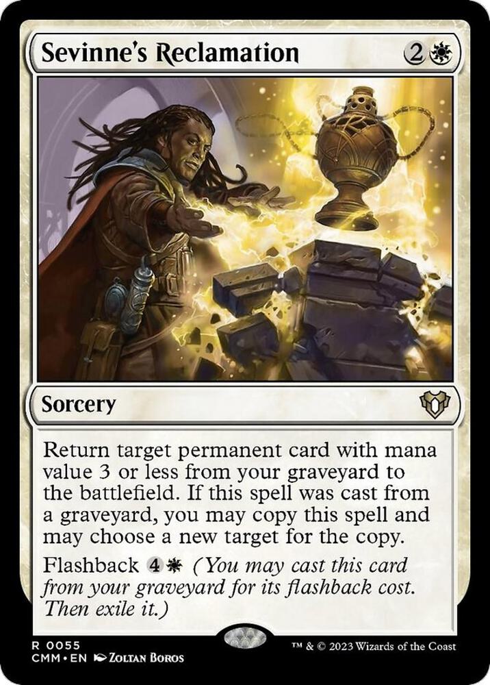 Sevinne's Reclamation 55 (Commander Masters)  - Foil | Good Games Adelaide SA