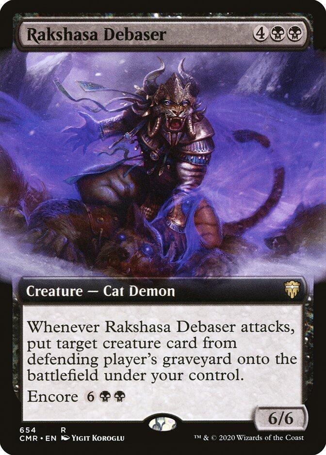 Rakshasa Debaser 654 (Commander Legends)  - Extended Art | Good Games Adelaide SA