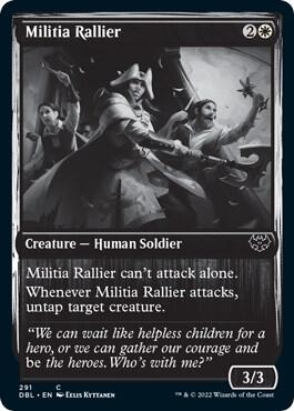Militia Rallier 291 (Innistrad: Double Feature)  - Foil | Good Games Adelaide SA