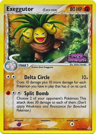 Exeggutor (41/110) (Delta Species) (Stamped) [EX: Holon Phantoms] | Good Games Adelaide SA