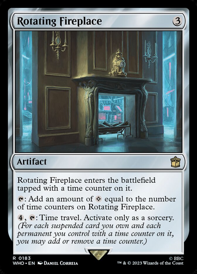 Rotating Fireplace 183 (Universes Beyond: Doctor Who)  - Foil | Good Games Adelaide SA