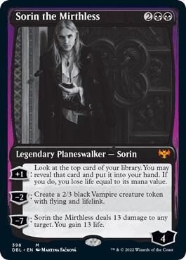 Sorin the Mirthless 398 (Innistrad: Double Feature)  - Foil | Good Games Adelaide SA