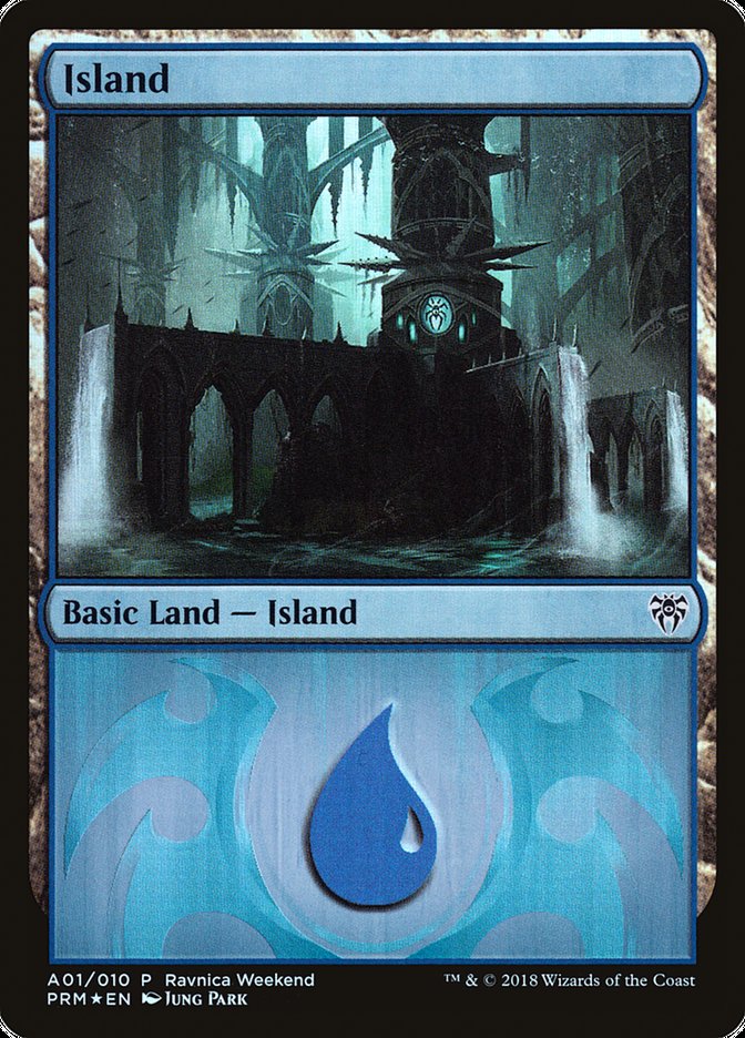 Island - Dimir (A01) [GRN Ravnica Weekend] | Good Games Adelaide SA