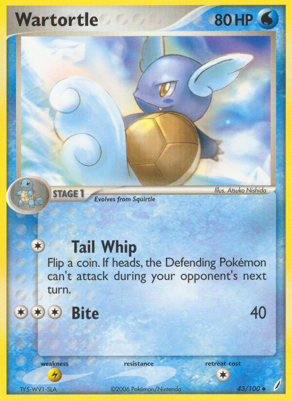 Wartortle (43/100) [EX: Crystal Guardians] | Good Games Adelaide SA