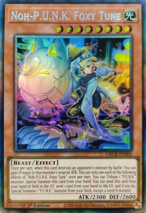 Noh-P.U.N.K. Foxy Tune [GRCR-EN005] Collector's Rare | Good Games Adelaide SA