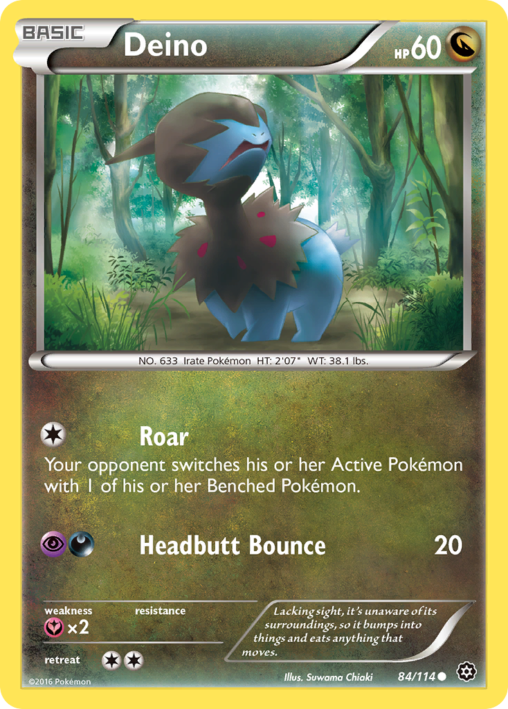 Deino (84/114) [XY: Steam Siege] | Good Games Adelaide SA