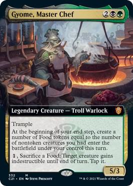Gyome Master Chef Extended Art 332 (Commander 2021)  | Good Games Adelaide SA