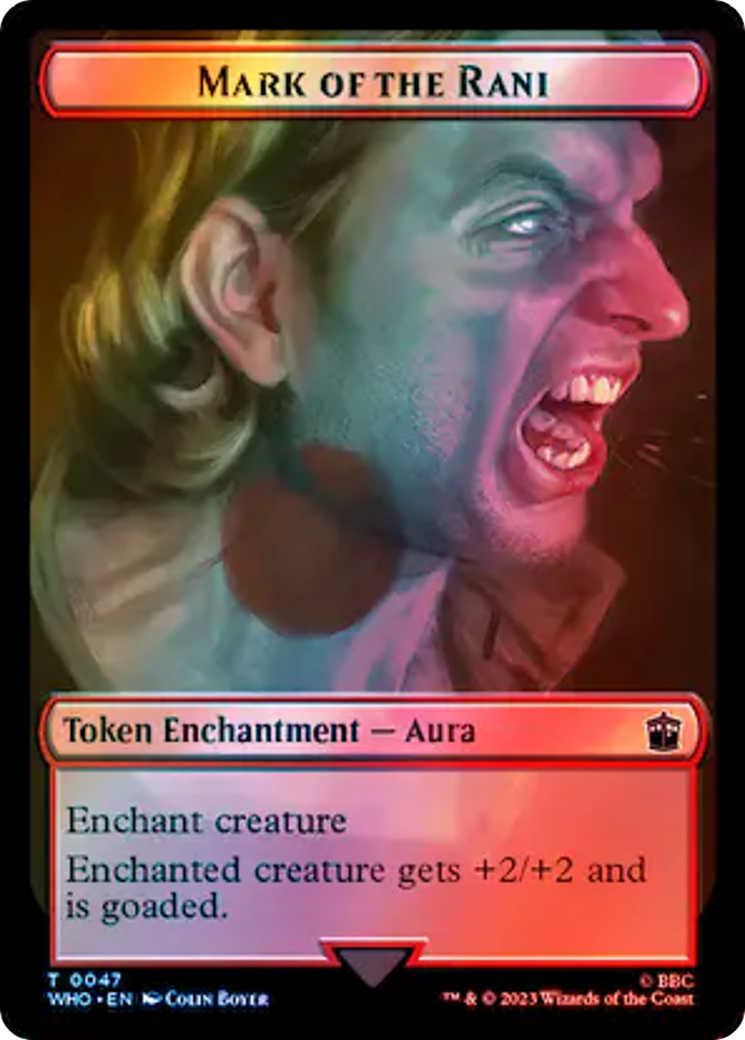 Dalek // Mark of the Rani Double-Sided Token (Surge Foil) [Doctor Who Tokens] | Good Games Adelaide SA