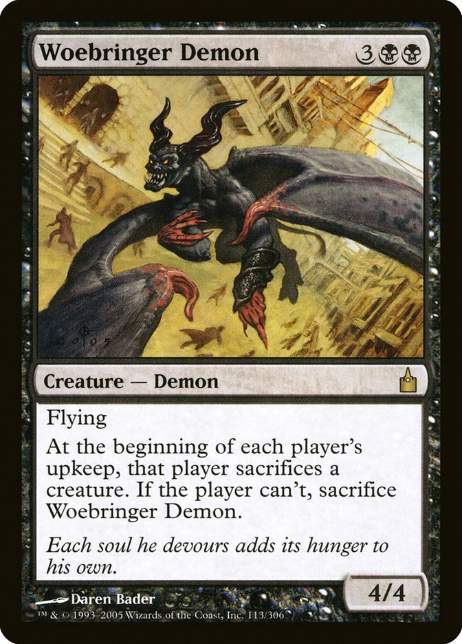 Woebringer Demon [Ravnica: City of Guilds] | Good Games Adelaide SA