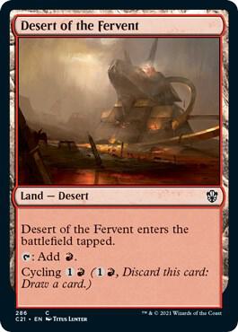 Desert of the Fervent 286 (Commander 2021)  | Good Games Adelaide SA