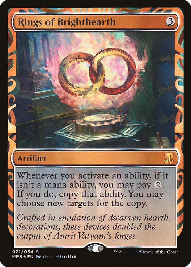 Rings of Brighthearth 21 (Masterpiece Series: Kaladesh Inventions)  - Foil | Good Games Adelaide SA