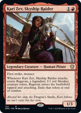 Kari Zev Skyship Raider 123 (Commander: Dominaria United)  | Good Games Adelaide SA