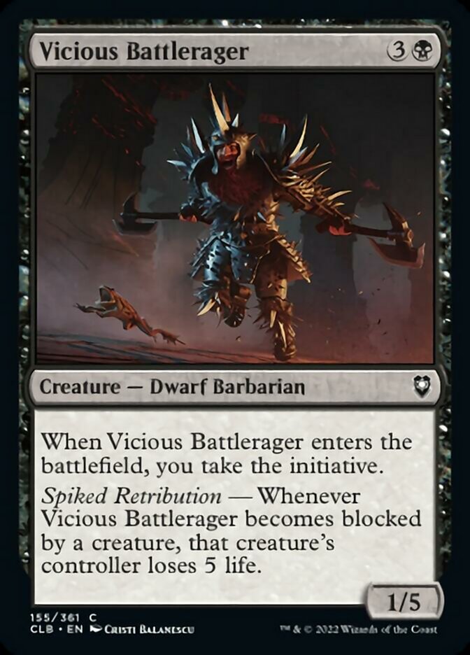 Vicious Battlerager [Commander Legends: Battle for Baldur's Gate] | Good Games Adelaide SA