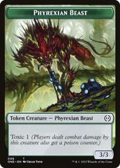 Phyrexian Beast Token [Phyrexia: All Will Be One Tokens] | Good Games Adelaide SA