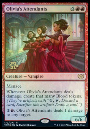 Olivia's Attendants [Innistrad: Crimson Vow Prerelease Promos] | Good Games Adelaide SA