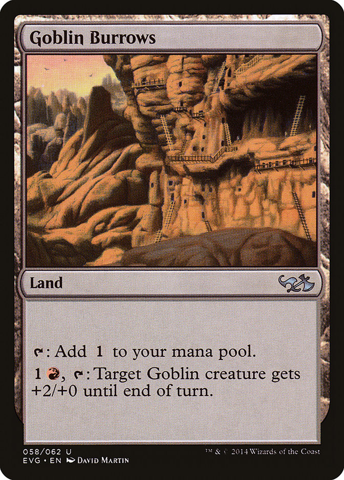 Goblin Burrows 58 (Duel Decks: Anthology)  | Good Games Adelaide SA