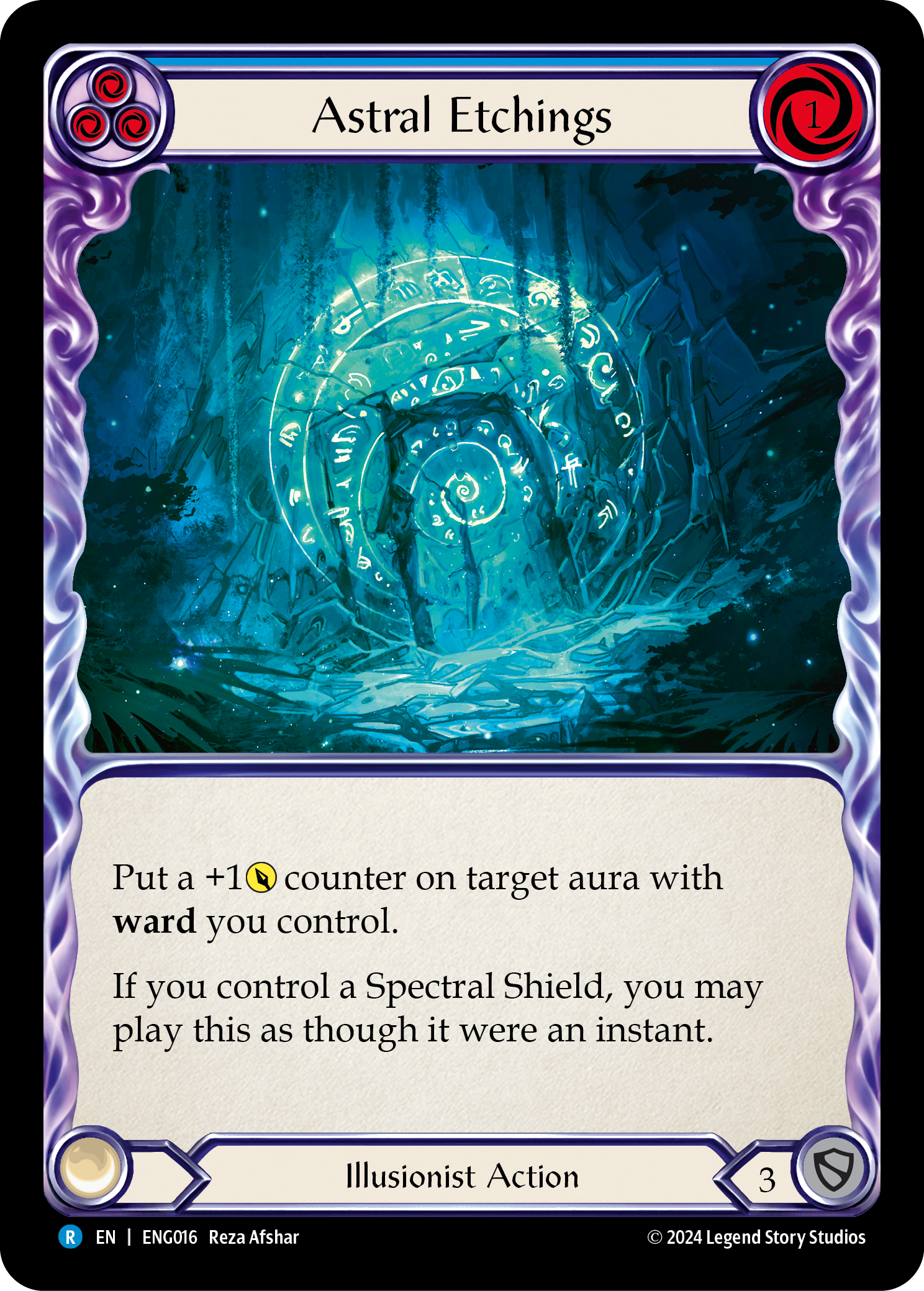 Astral Etchings [ENG016] (Part of the Mistveil Enigma Blitz Deck) | Good Games Adelaide SA